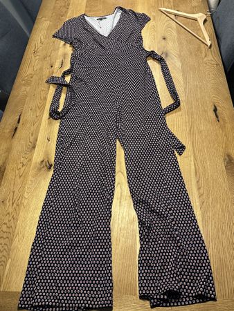 Cooler King Louie Jumpsuit im navy/rot/weissem Muster Gr. M