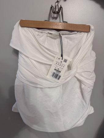 Pull & Bear Wickelrock Weiss