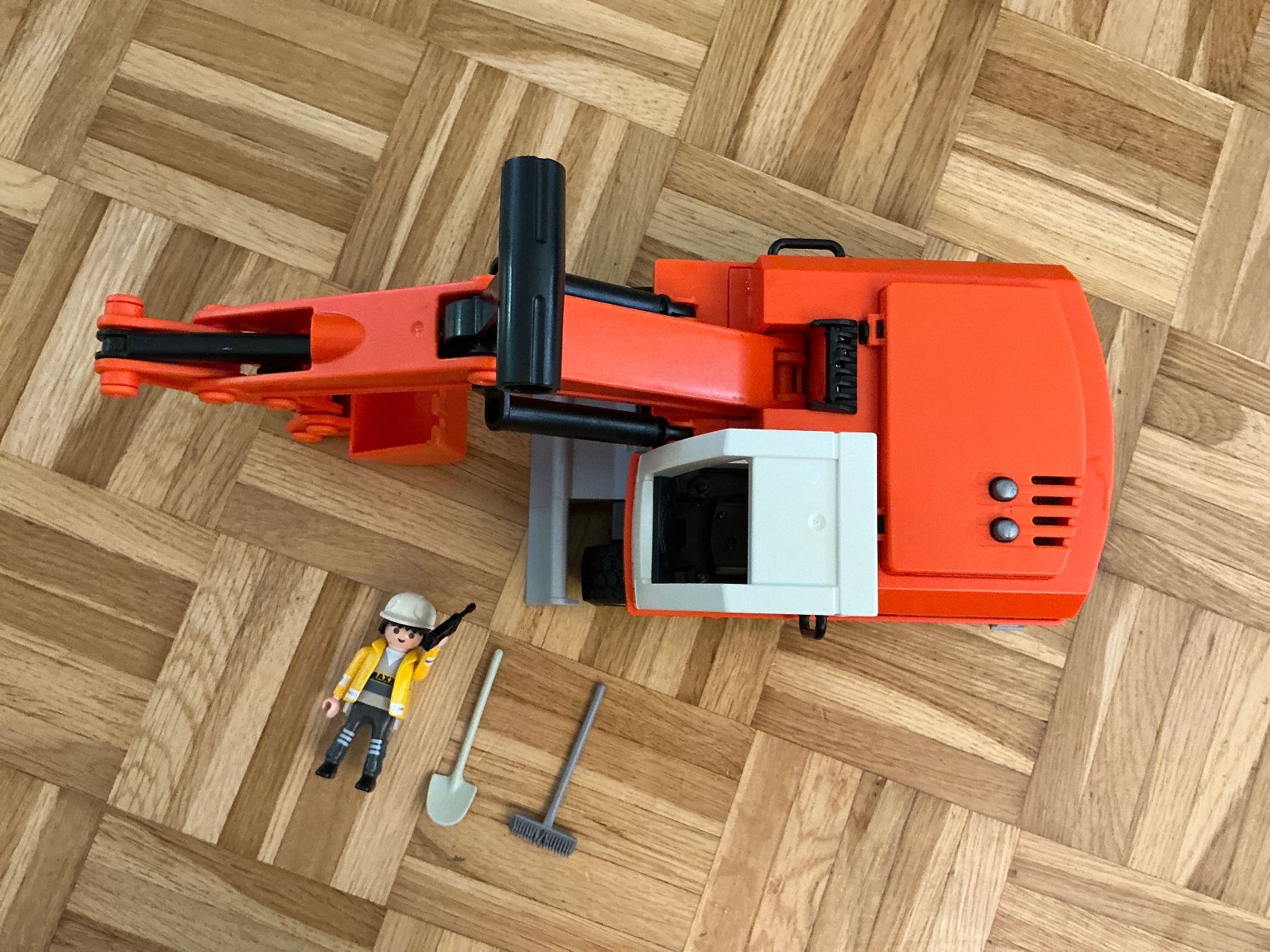 Playmobil Giocattoli: Playmobil 6860 - Schaufelbagger mit Räumschild – Usato da Zuchwil venduto da Commander0 1