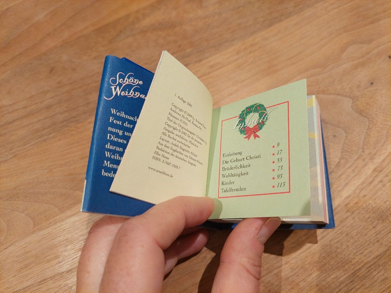 Bücher: 1 Mini-Weihnachtsbuch und 1 Mini-Engelbuch – Gebraucht aus Brunnen von Livianda 4