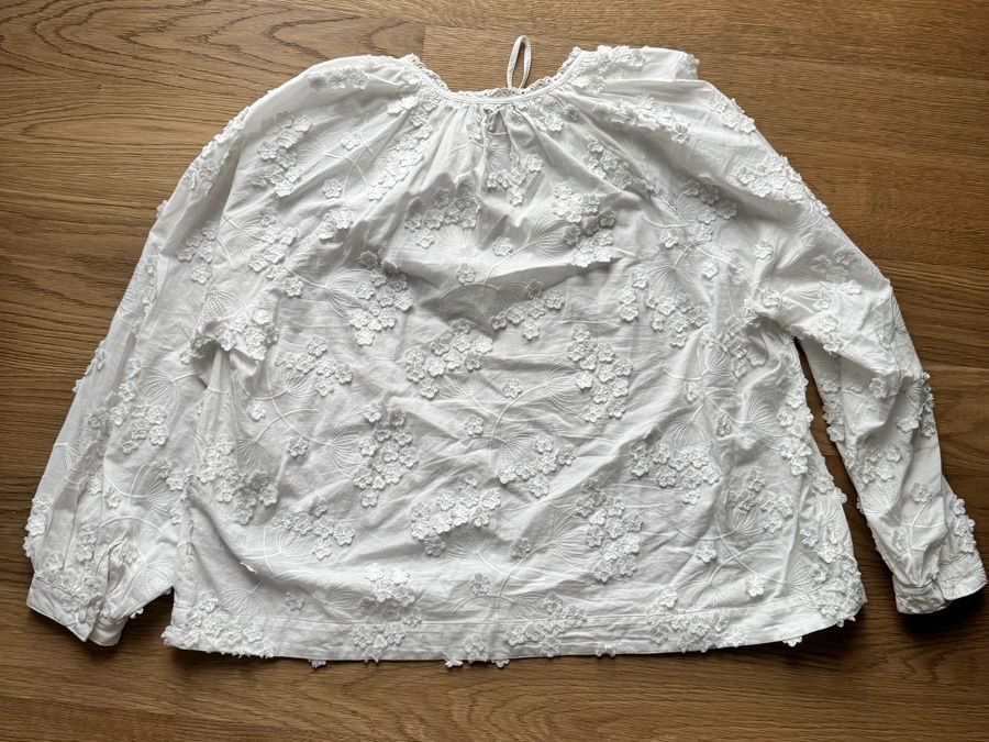 Next Camicette: Weisse Sommerbluse von Next Petite, Grösse 46 – Nuovo (secondo la descrizione) da Kloten venduto da wan_5gvc 1
