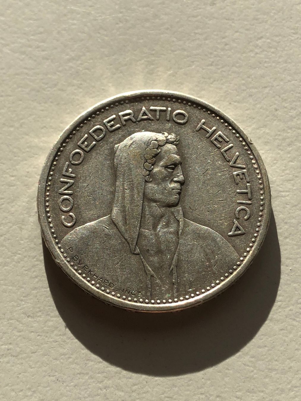 Tutti le monete: 5 Fr. 1932 – Usato da Schötz venduto da Odpa 1