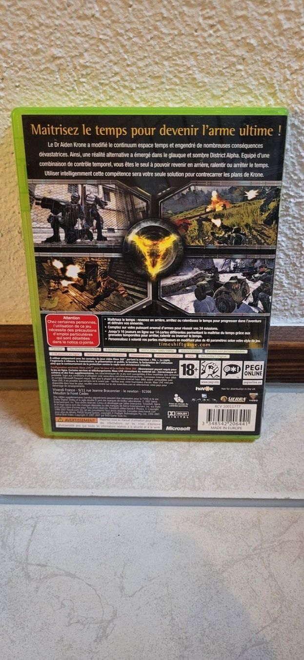 Microsoft Giochi: Xbox 360 Spiel - Timeshift – Usato da Münsingen venduto da Heroism2010 1
