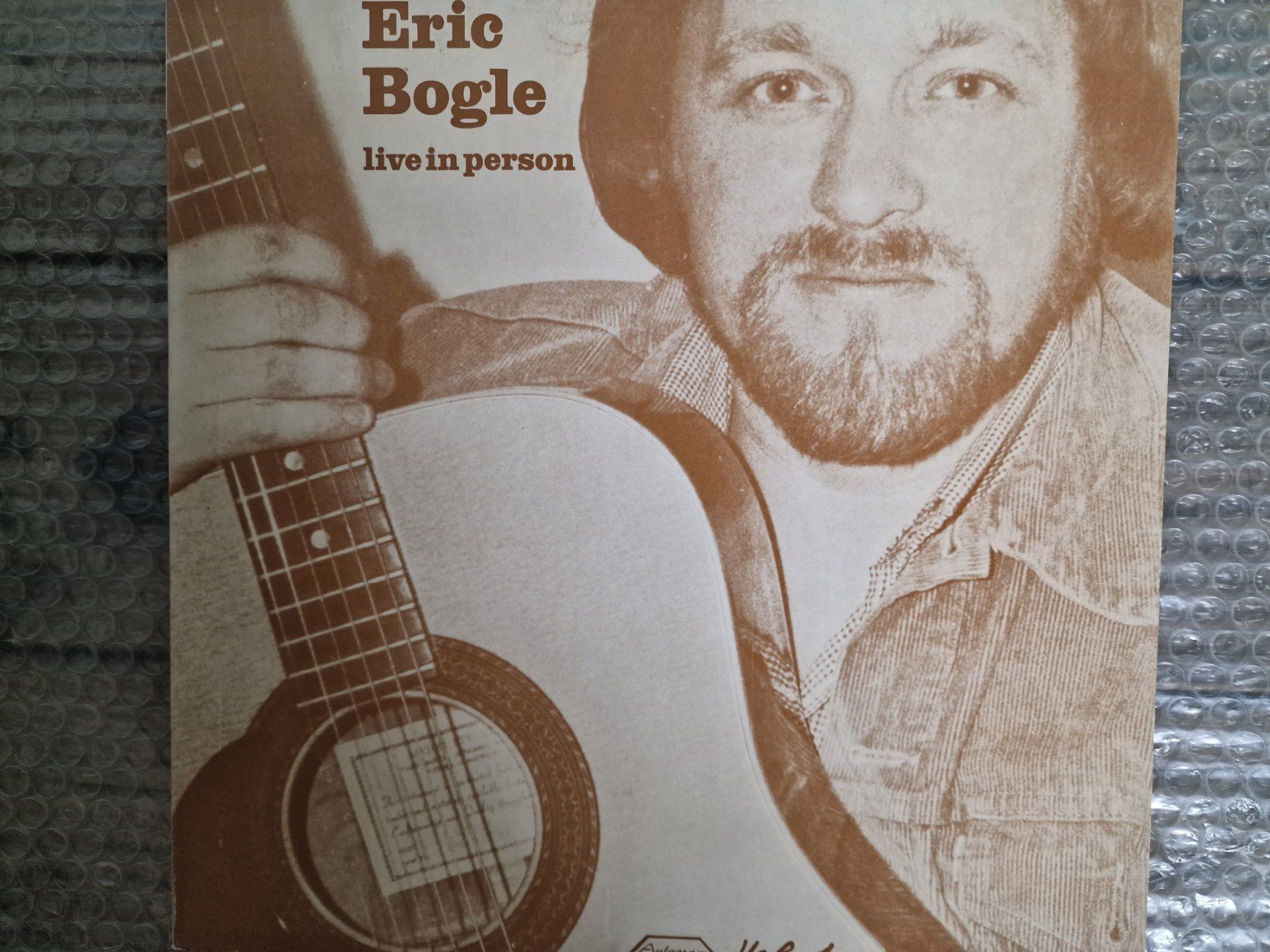Vinyles: Eric Bogle LP – Live In Person – D'occasion à Root par atelier22
