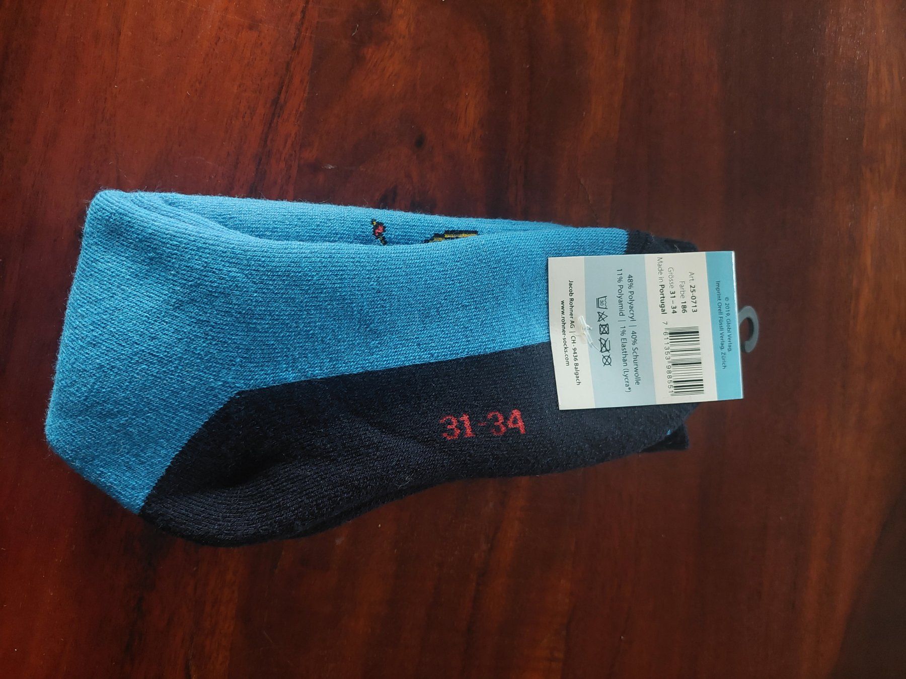 Rohner Chaussettes enfants: Globi Ski Socken 31-34 – Neuf avec emballage d'origine à Beckenried par Havacola 3