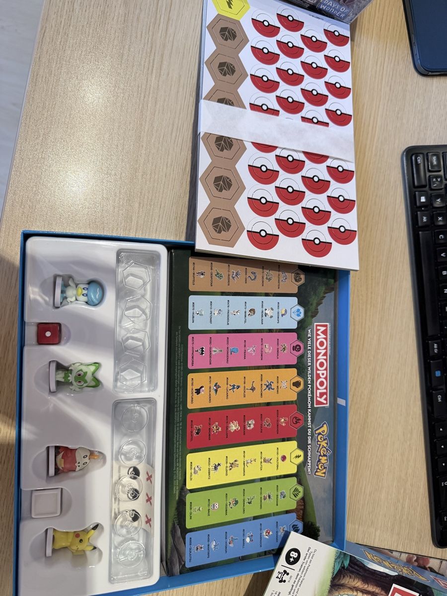 Hasbro Giochi: Monopoly Pokémon Edition neu unbenutzt – Nuovo (secondo la descrizione) da Hindelbank venduto da ljordan 3