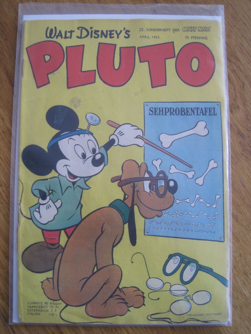 Fumetti: Walt Disney's Pluto Comic Sonderheft 25 vom April 1955 – Usato da Gossau SG venduto da Noryflory