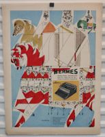 Werbung 1953 Hermes Paillard / KLM