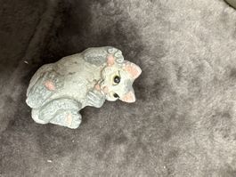 Süsses Katzenbaby Garten Deko Figur Jungtier T...