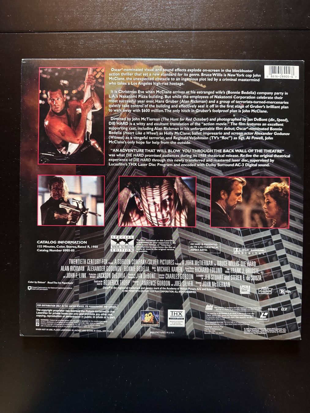 Alle DVDs: Laserdisc Die Hard - Version original - Excellent état – Gebraucht aus St-Sulpice VD von nostronemo 1