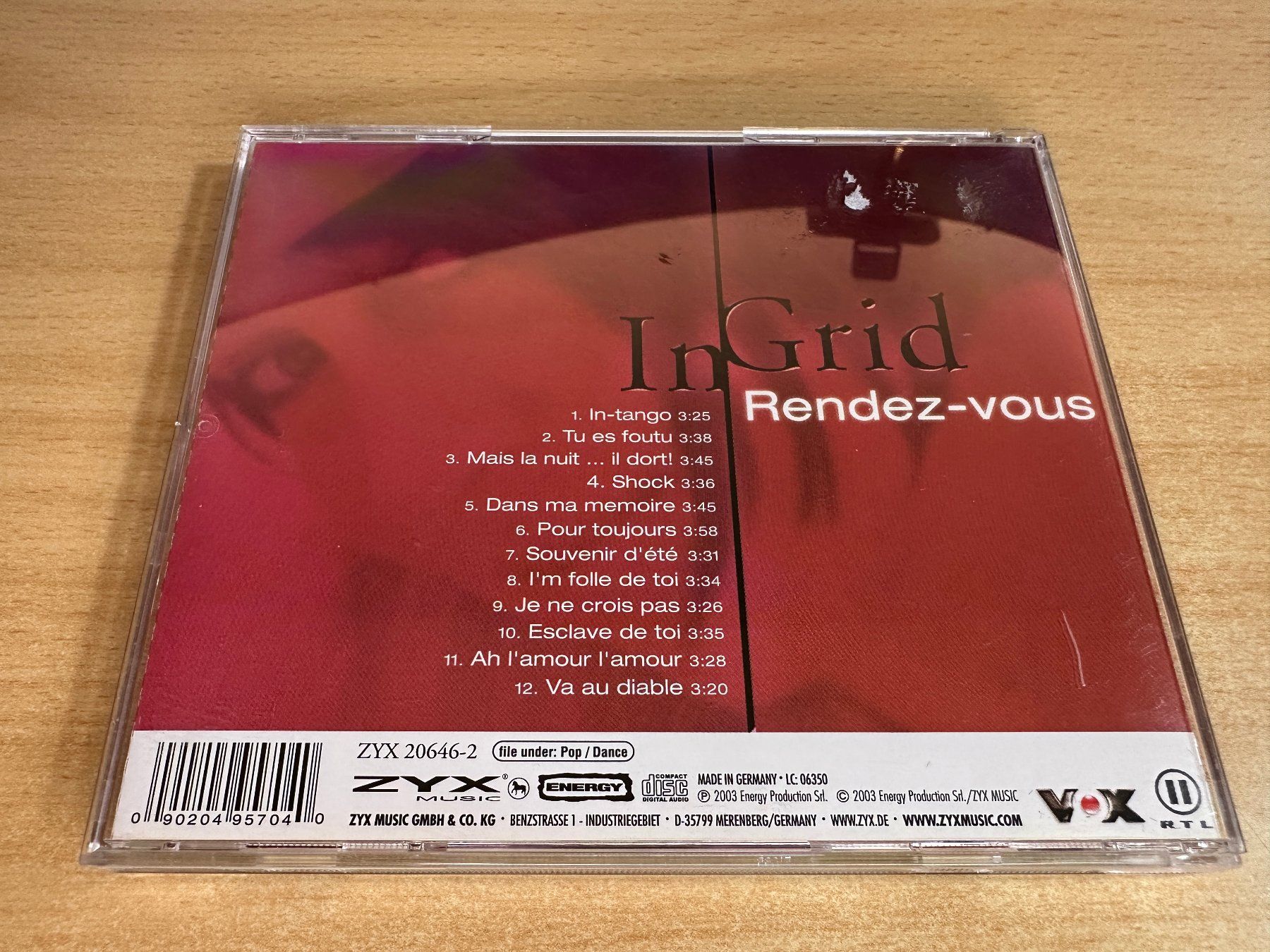 CD: Q5 In-Grid – Rendez-Vous – Usato da Rikon im Tösstal venduto da Alpenmutz 1