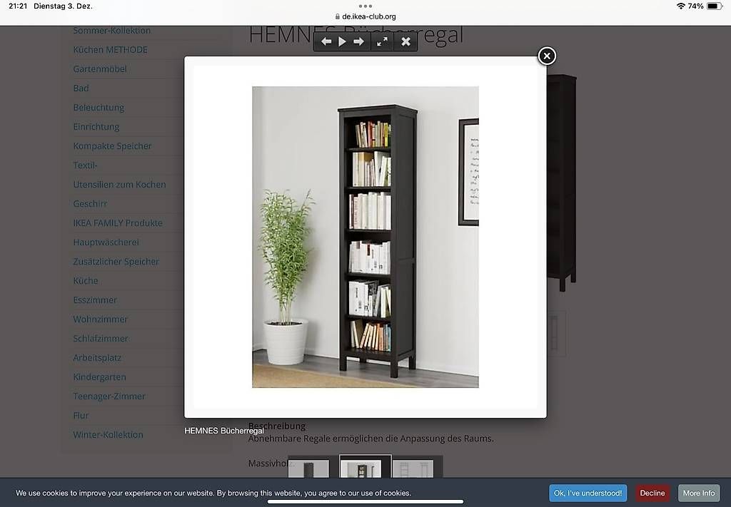 Scaffali: Ikea HEMNES Bücherregal – Usato da Lamboing venduto da Sudaliso4