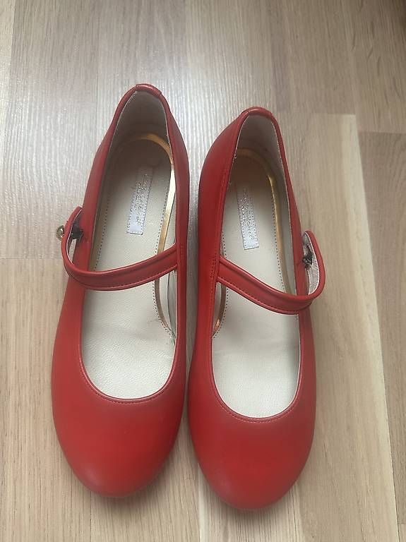 Dolce & Gabbana Scarpe per ragazze: Dolce & Gabbana Mädchen-Ballerinas, Leder, rot – Usato da Gross venduto da kor_jhp6