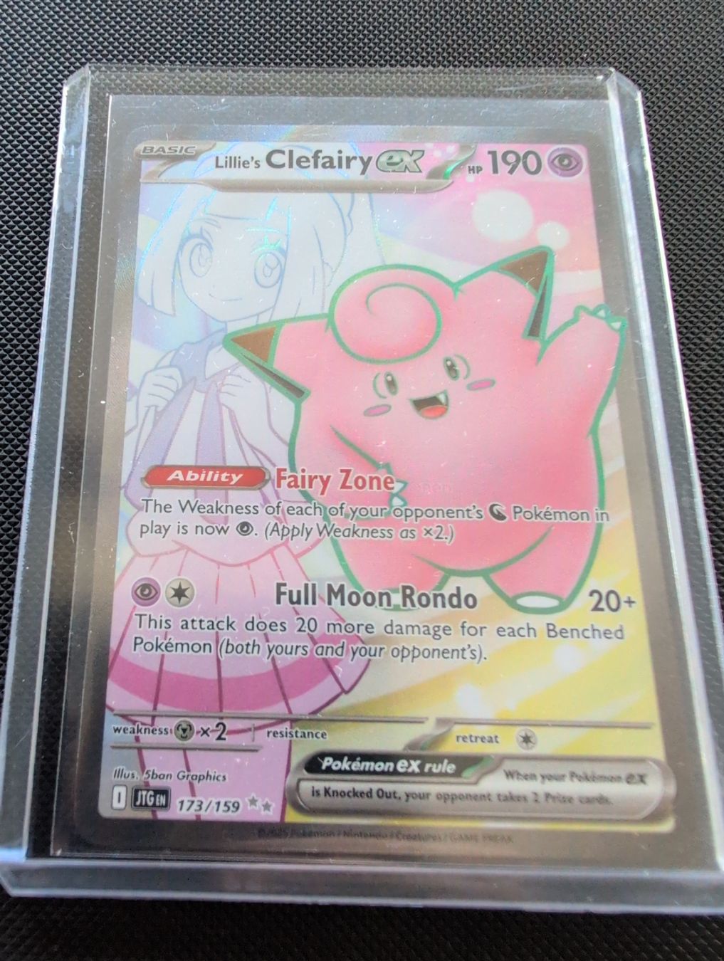 Lilie's Clefairy EX 173/159 JTG - EN - perfect candidate PSA (Neu ...