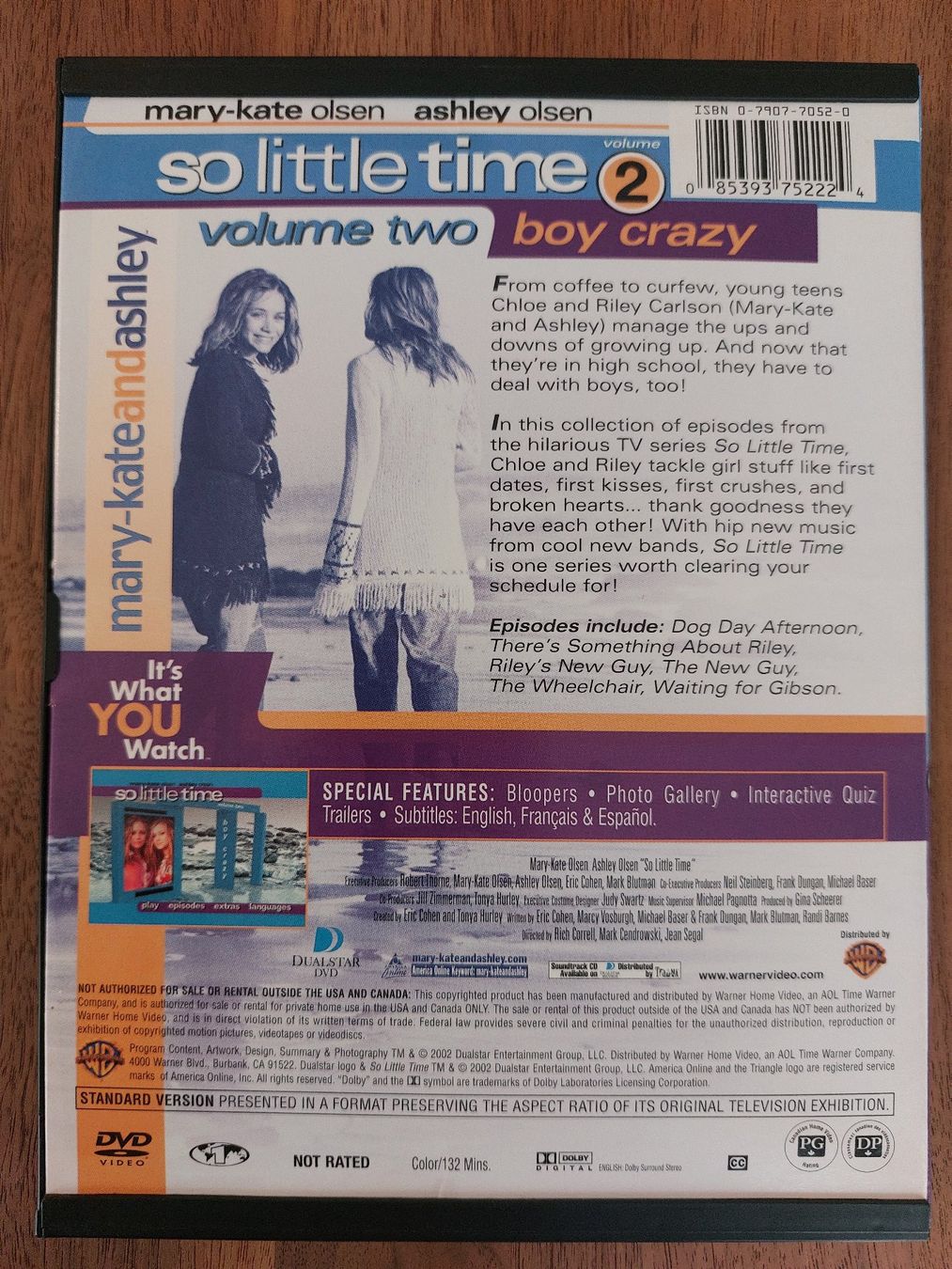 Tutti i DVDs: DVD - So little Time  Volume Two / US Code – Usato da Rheinfelden venduto da FilmAuktion 1