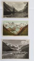 Roseggletscher. Oberengadin. Graubünden. 3 Ansichtskarten.