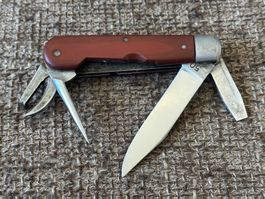 Altes Militärmesser WENGER 1950 Fiber TOP RAR