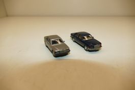 Wiking 1:87: 2xMercedes Personenwagen