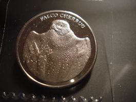 Schöne Tiermedaille "Sakerfalke" 2009, WWF, Kirgistan