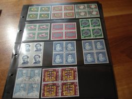 Lot 4erblocks Patria und Juventute o