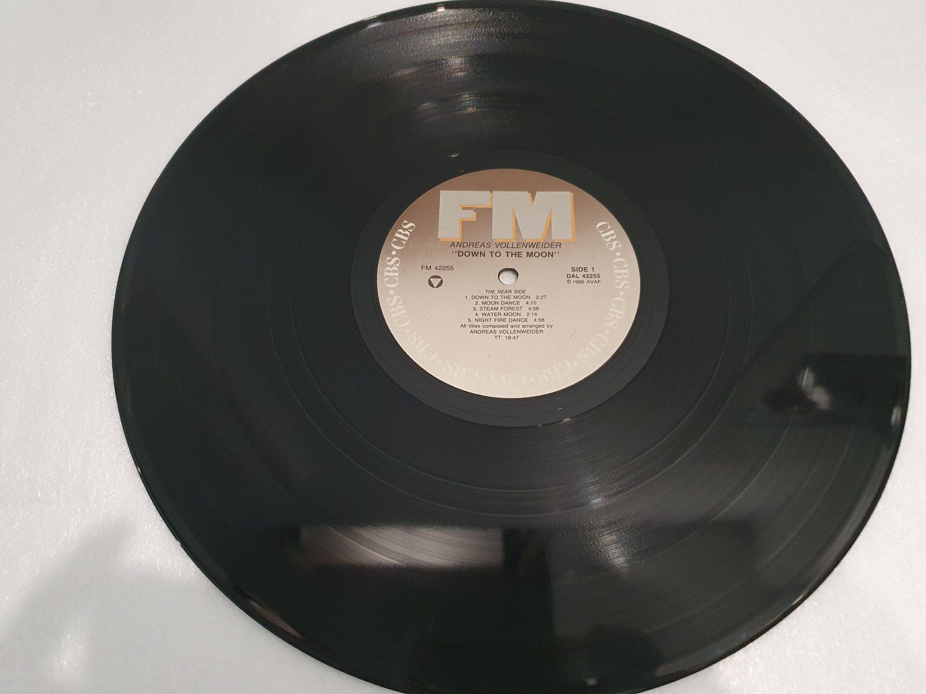 Dischi in vinile: Andreas Vollenweider – Down To The Moon – Usato da Uster venduto da Vinyl-Leidenschaft 3