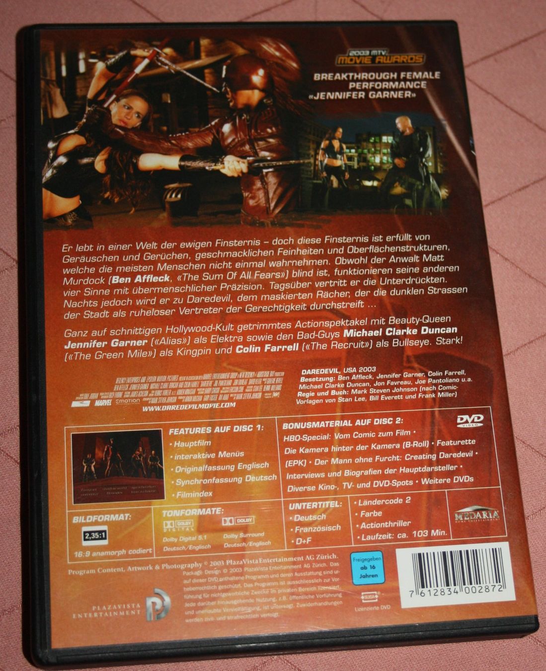 Tutti i DVDs: DVD Daredevil (31) – Nuovo (secondo la descrizione) da Flüelen venduto da Rosegarden 1