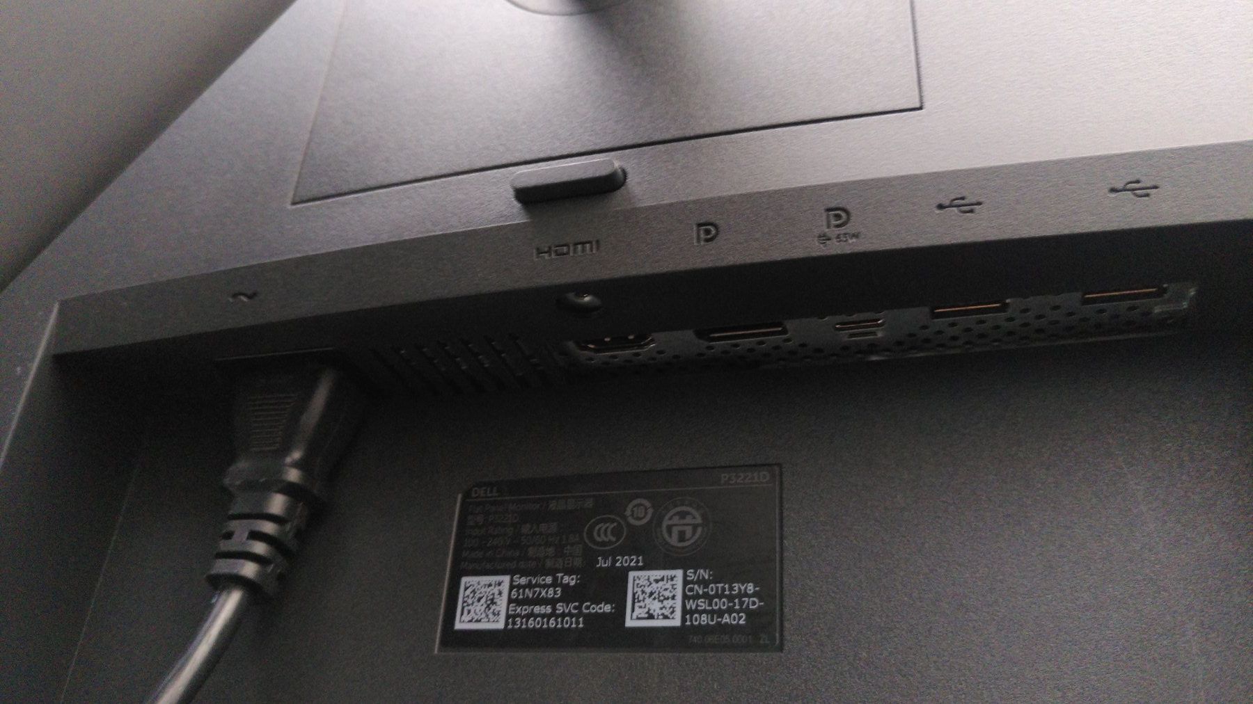 Dell Monitor: Dell Bildschirm, Modell P3221D – Nuovo (secondo la descrizione) da Zürich venduto da sar_7qmm 2