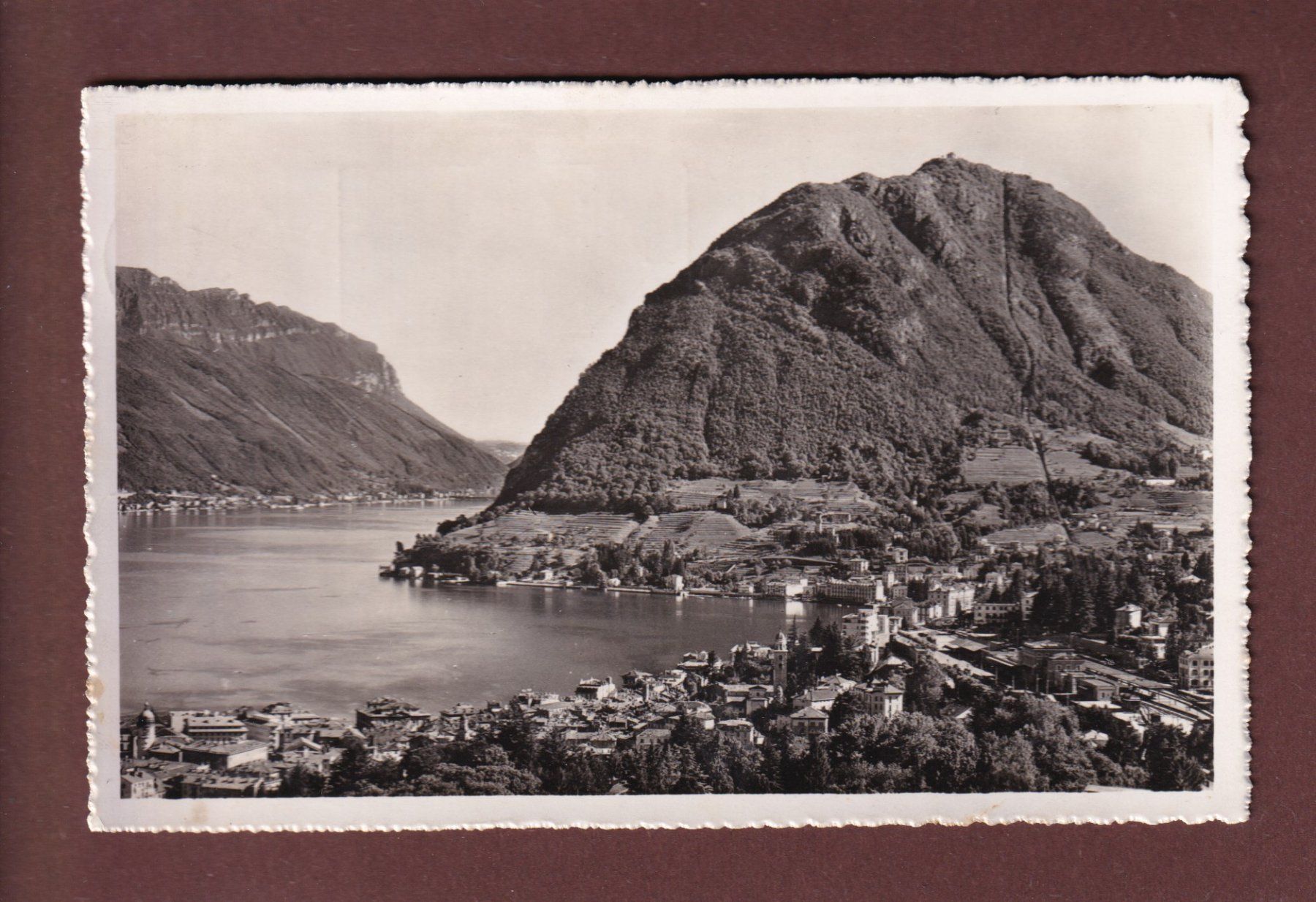 Ansichtskarten: LUGANO - San Salvatore - 1945 – Gebraucht aus Pully von nicecards