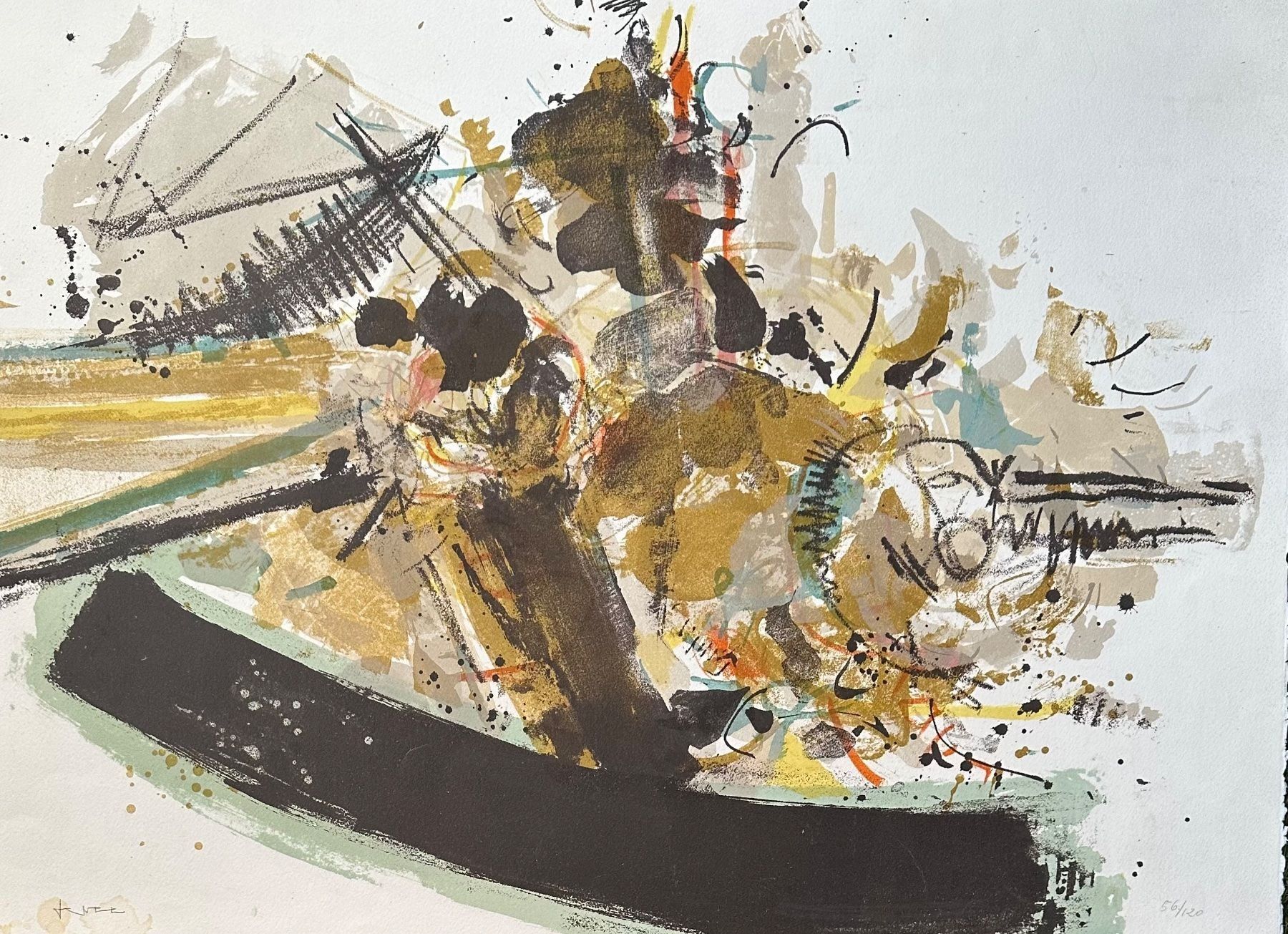 Grafica & Litografie: John Harrison Levee LITHOGRAPHIE SIGNIERT NUMMERIERT – Usato da Gersau venduto da grafik-kunst 3