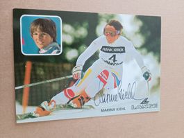 Marina Kiehl - Handsigniert  - 80er Jahre - Olympia Gold