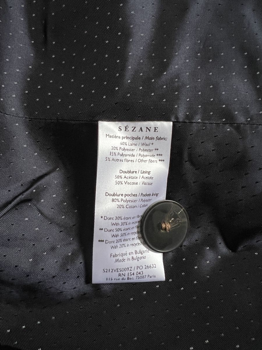 Sezane Vestes: Sézane Christie Blazer, Gr. 36. – Neuf (Voir description) à Birsfelden par msn_6qk2 6