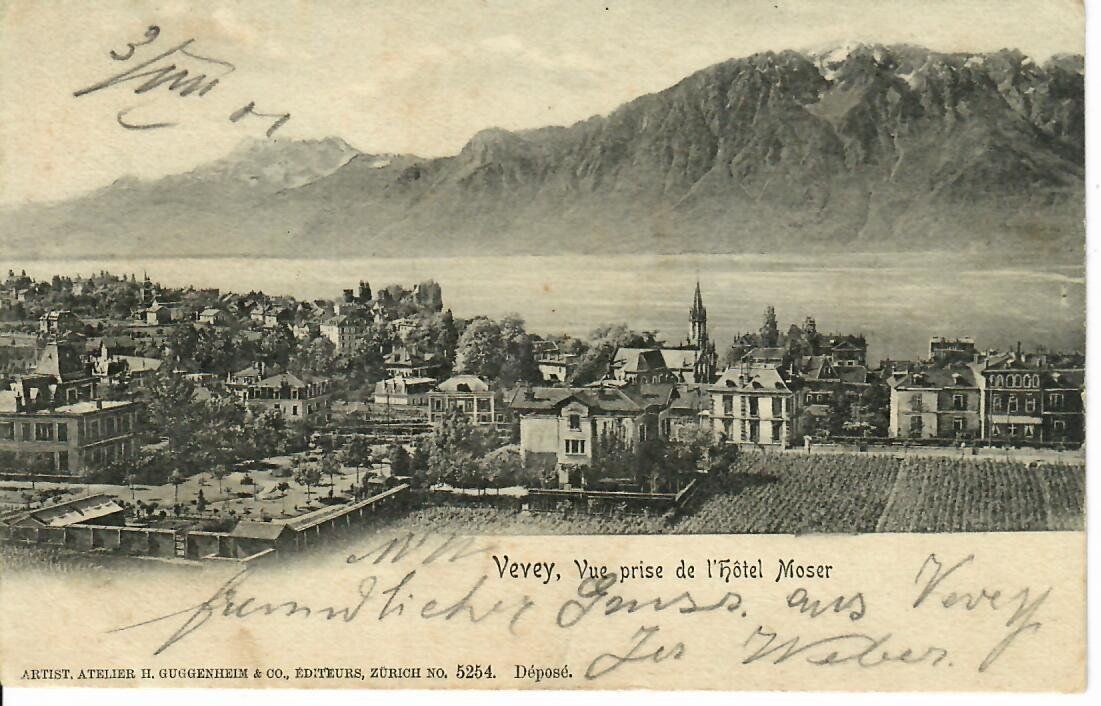 Cartoline postali: Vevey – Usato da Hochdorf venduto da Ziegel-16