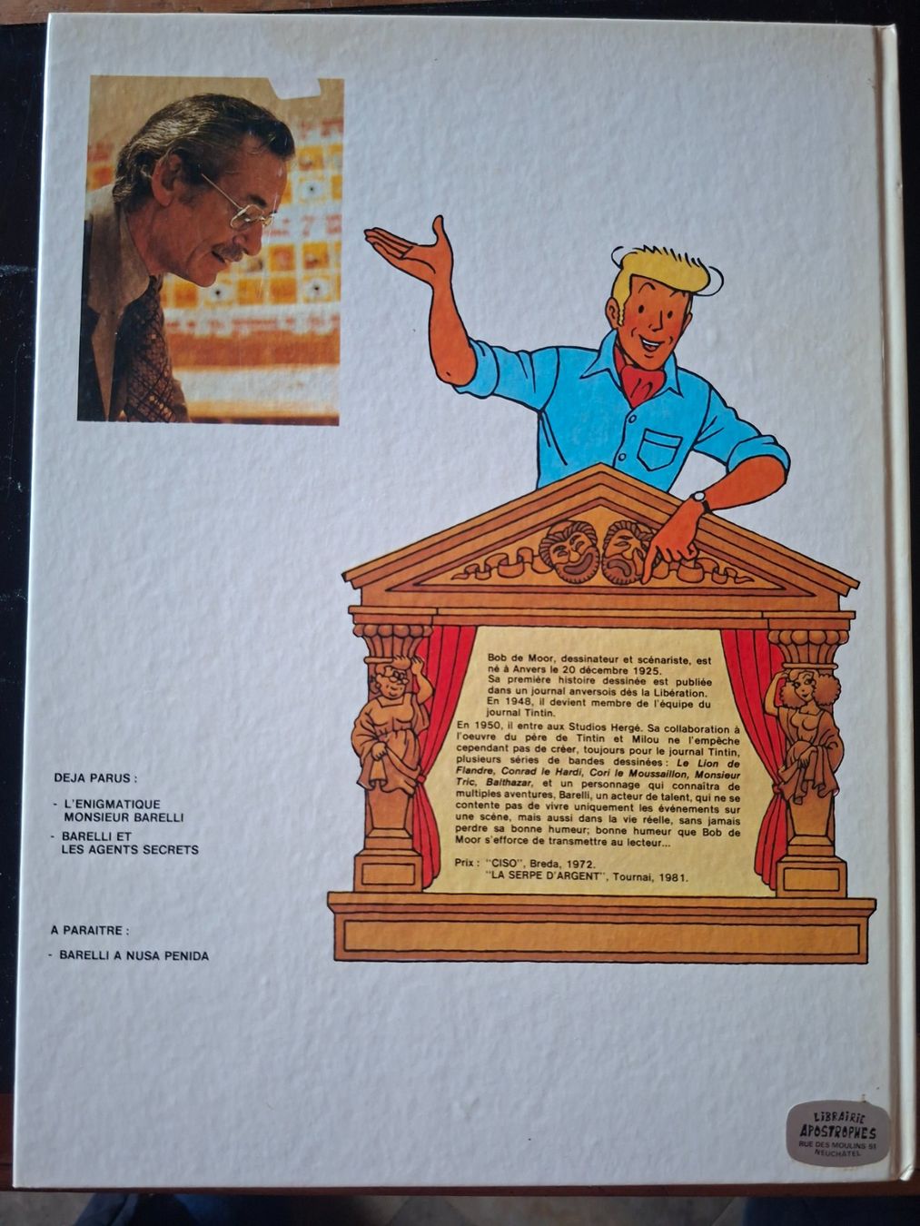 Fumetti: BARELLI N°1  L'énigmatique Mr. Barelli – Usato da Neuchâtel venduto da skajams 6