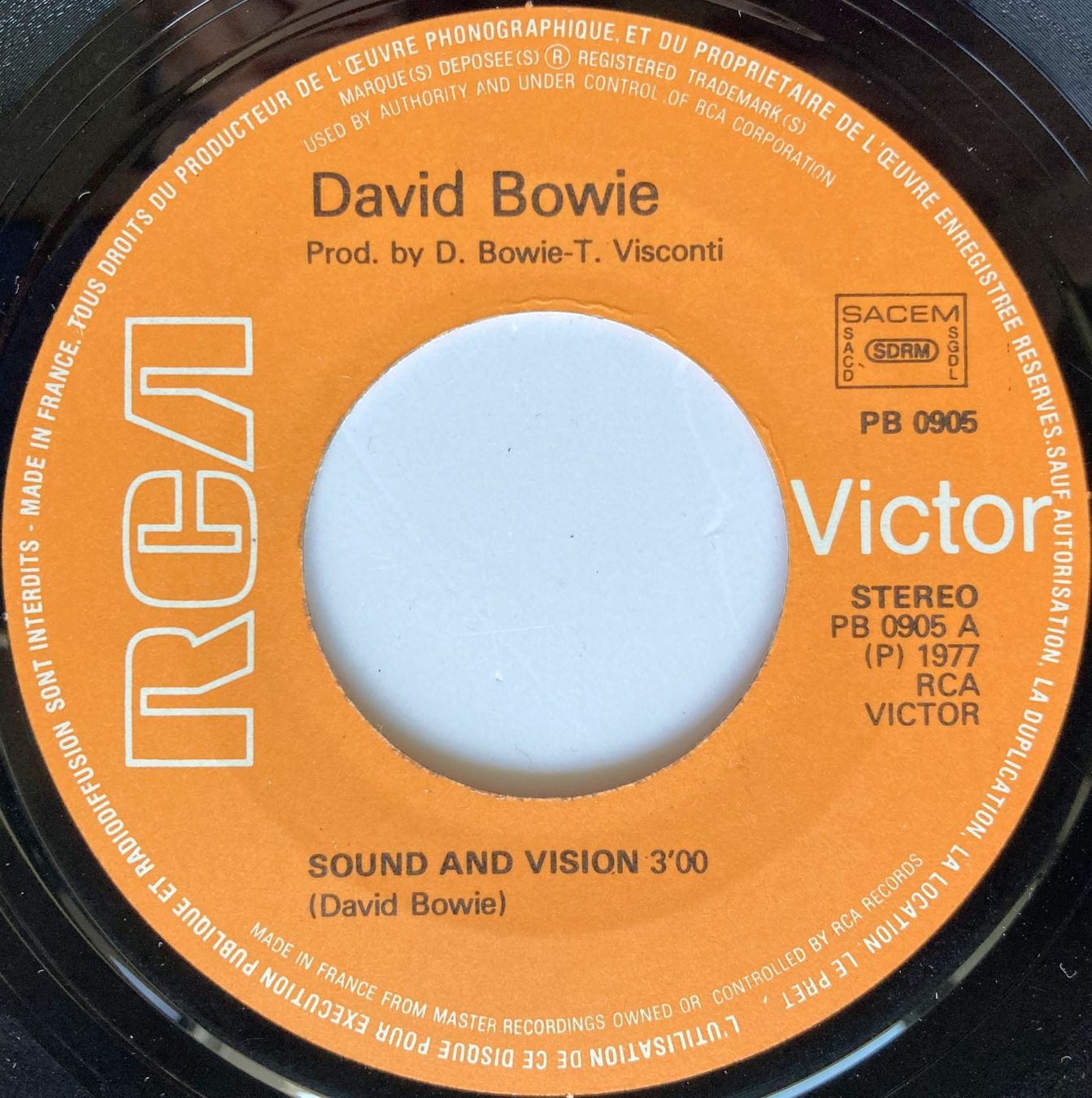 Schallplatten: DAVID BOWIE - SOUND AND VISION – Gebraucht aus Bottens von hotter-than-hell 2