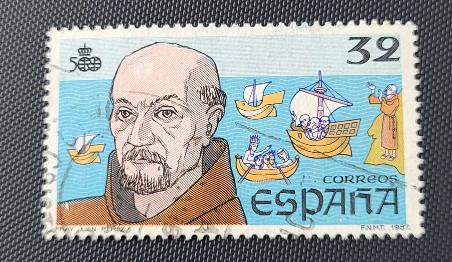 Alle Briefmarken: Spanien 1987 briefmarke – Gebraucht aus St Gallen von Stampsalshobby
