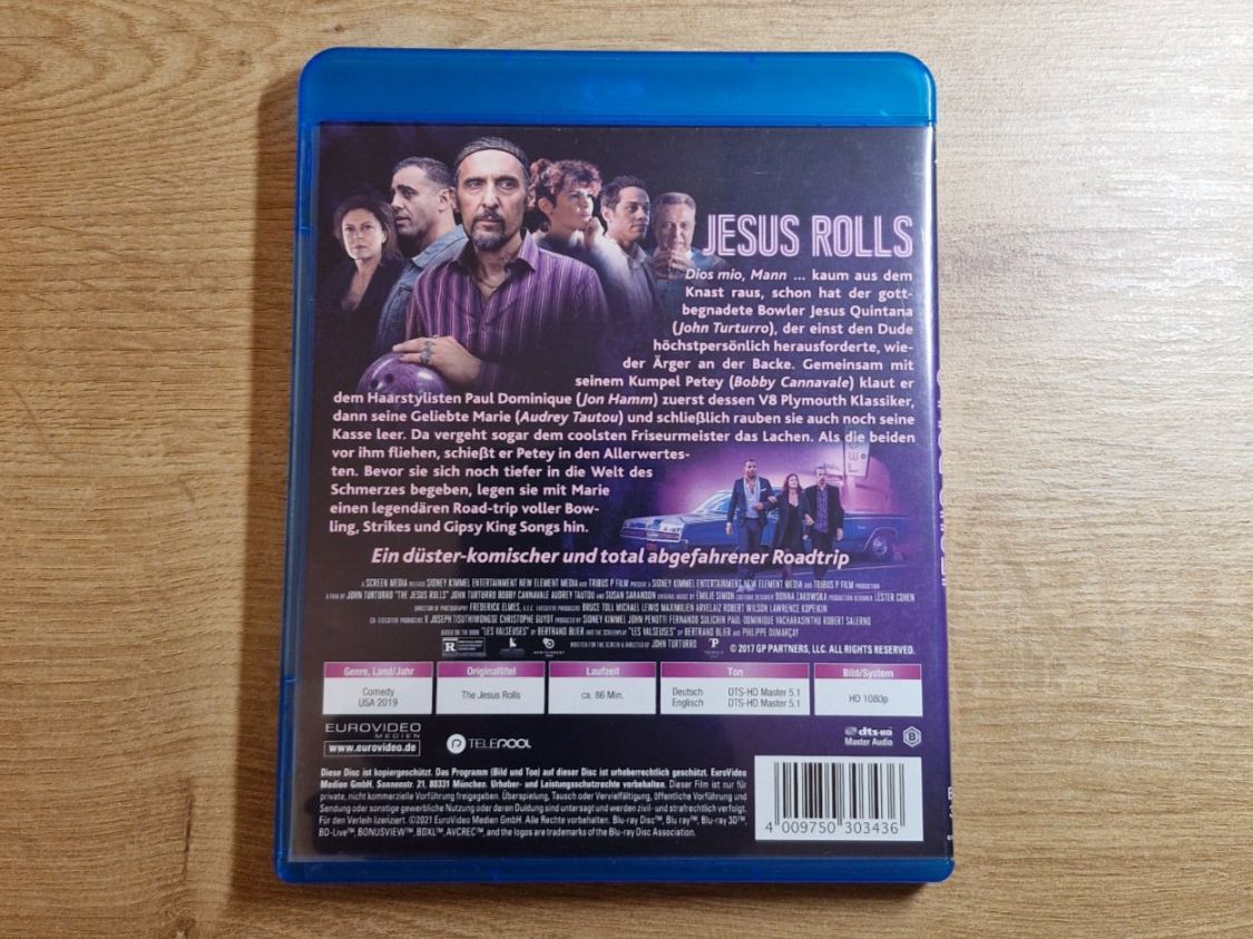 Tutti i DVDs: Jesus Rolls (2019) Bluray – Usato da Pfungen venduto da Whitie 1