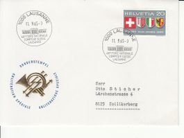 Sonderstempel S. 600 Lausanne Comptoir Suisse 1965