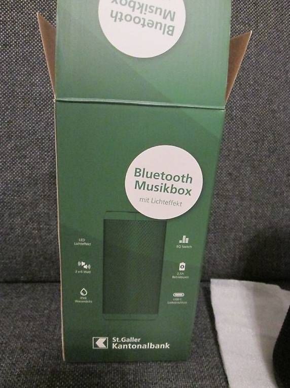 Casse acustiche: Bluetooth Musikbox mit Lichteffekt (1995-TMH) – Usato da St. Gallen venduto da patge 2