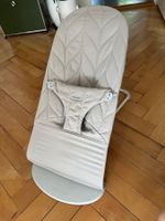 BABYBJÖRN Babywippe Bliss gewebt sandgrau/Blütenblatt