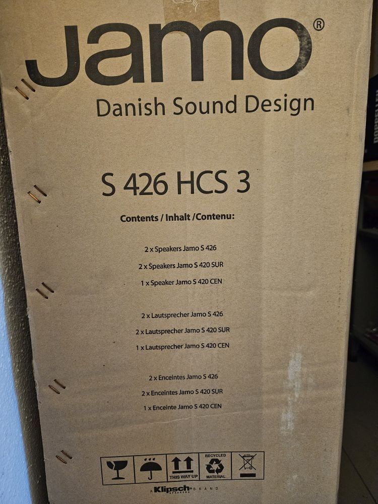 Jamo Home Cinema: Home Cinema System + AVR – Usato da Winterthur venduto da Men_in_black 1