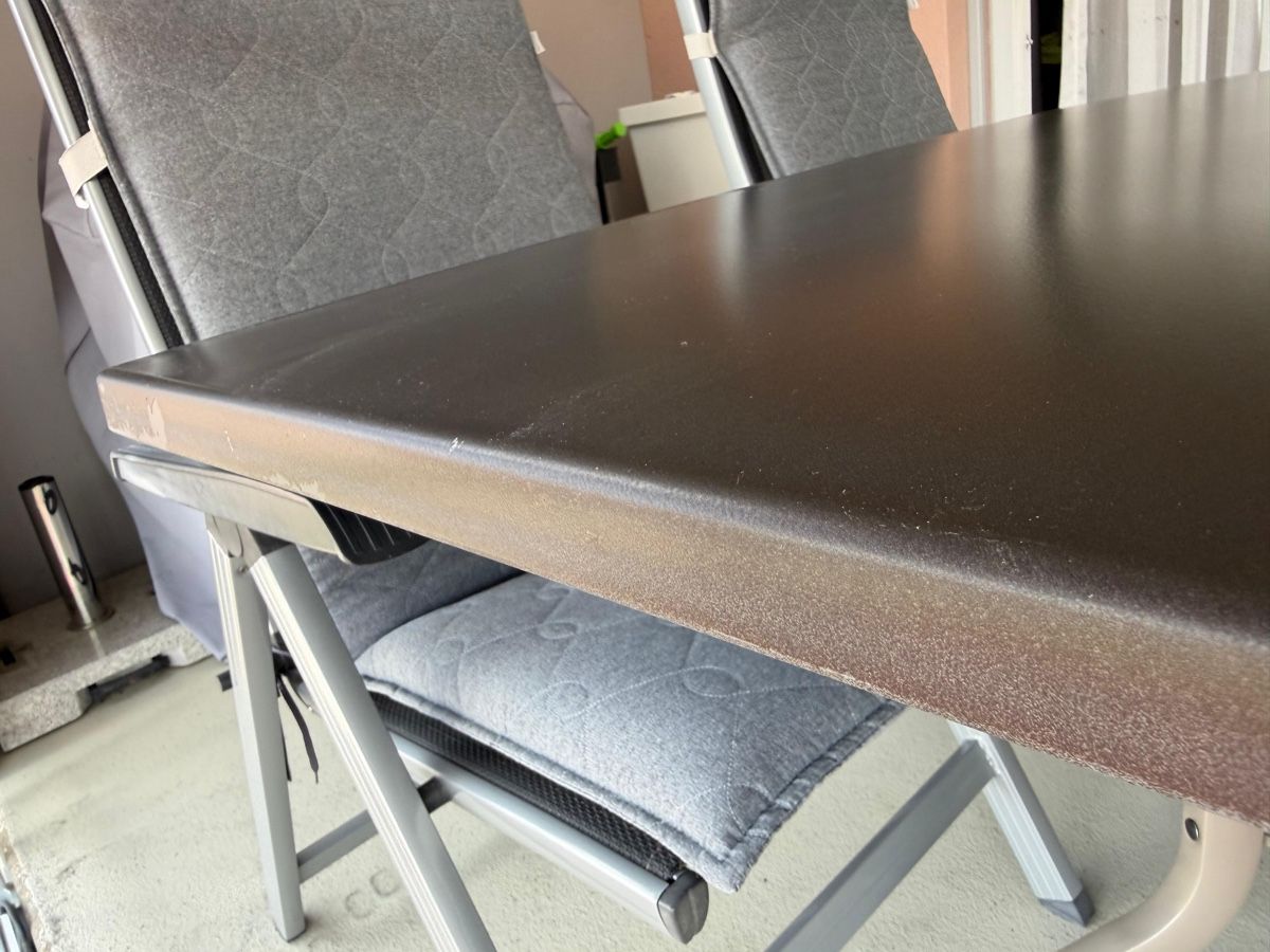 Kettler Set di tavolo e panche: Gartenset Tisch mit 4 Klappstühlen – Usato da Pfungen venduto da melos 7