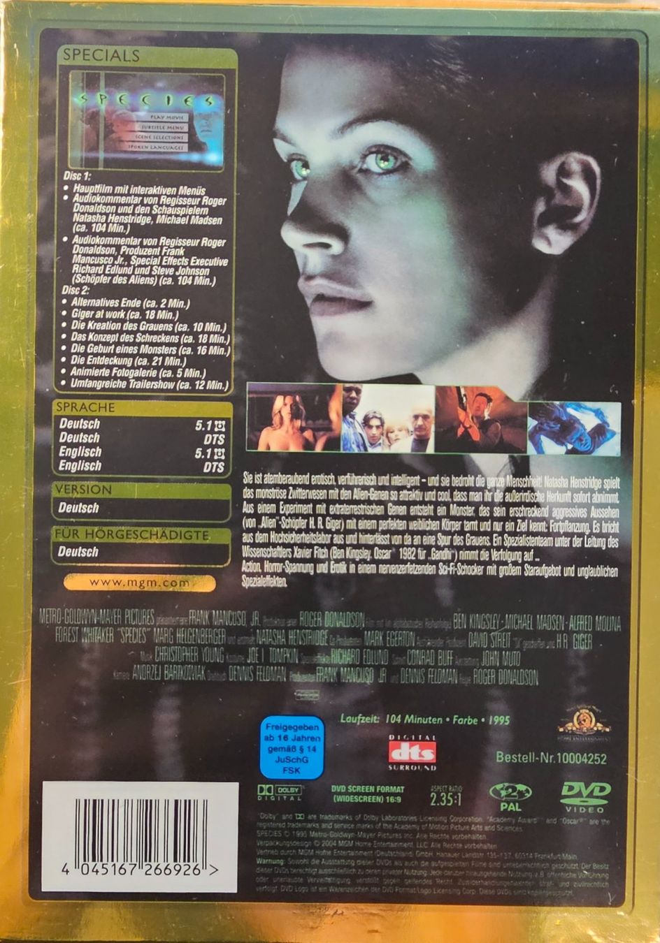 Tutti i DVDs: Species – Usato da Wahlen b. Laufen venduto da Cg10 1
