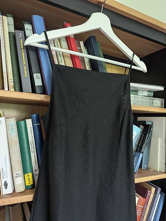Vestiti: Massimo Dutti schwarzes Kleid Leinen S – Usato da Zürich venduto da lin_6dtc 3