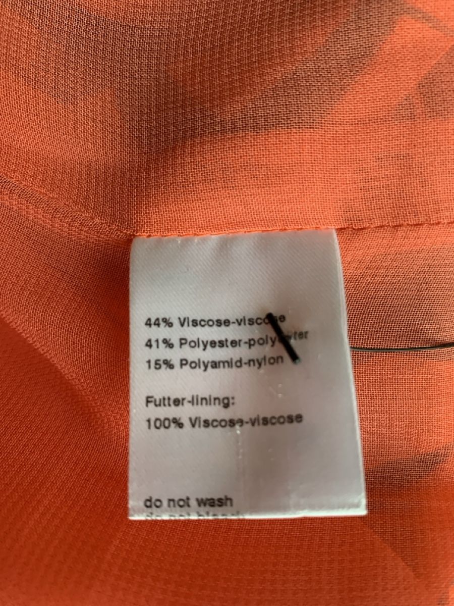 Akris Kleider: AKRIS: Extravagantes, orange gemustertes Kleid, 36 – Neu (gemäss Beschreibung) aus Luzern von designluzern 7