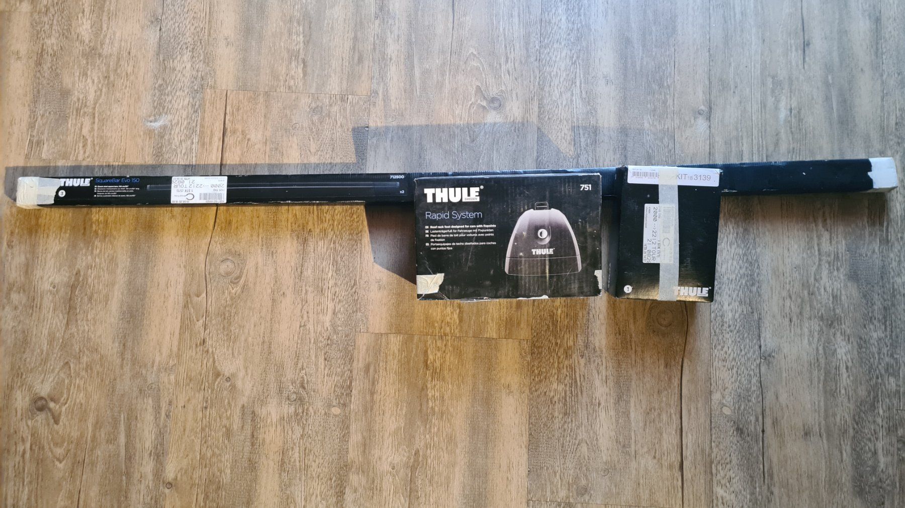 Thule Portapacchi: Dachträger Thule SquareBar 150 – Nuovo (secondo la descrizione) da Ossingen venduto da Dimora