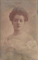 Antike Fotokarte "Bally" - Charmante Dame, Frau um 1900!