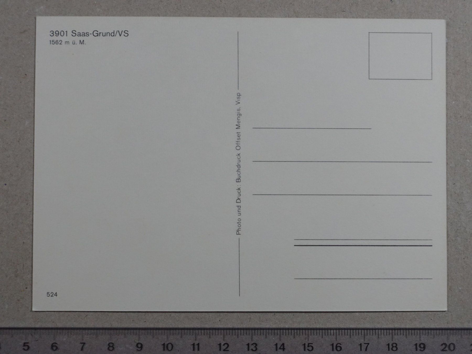 Cartes postales: Saas-Grund, Postauto – D'occasion à Lenzburg par fh1 1