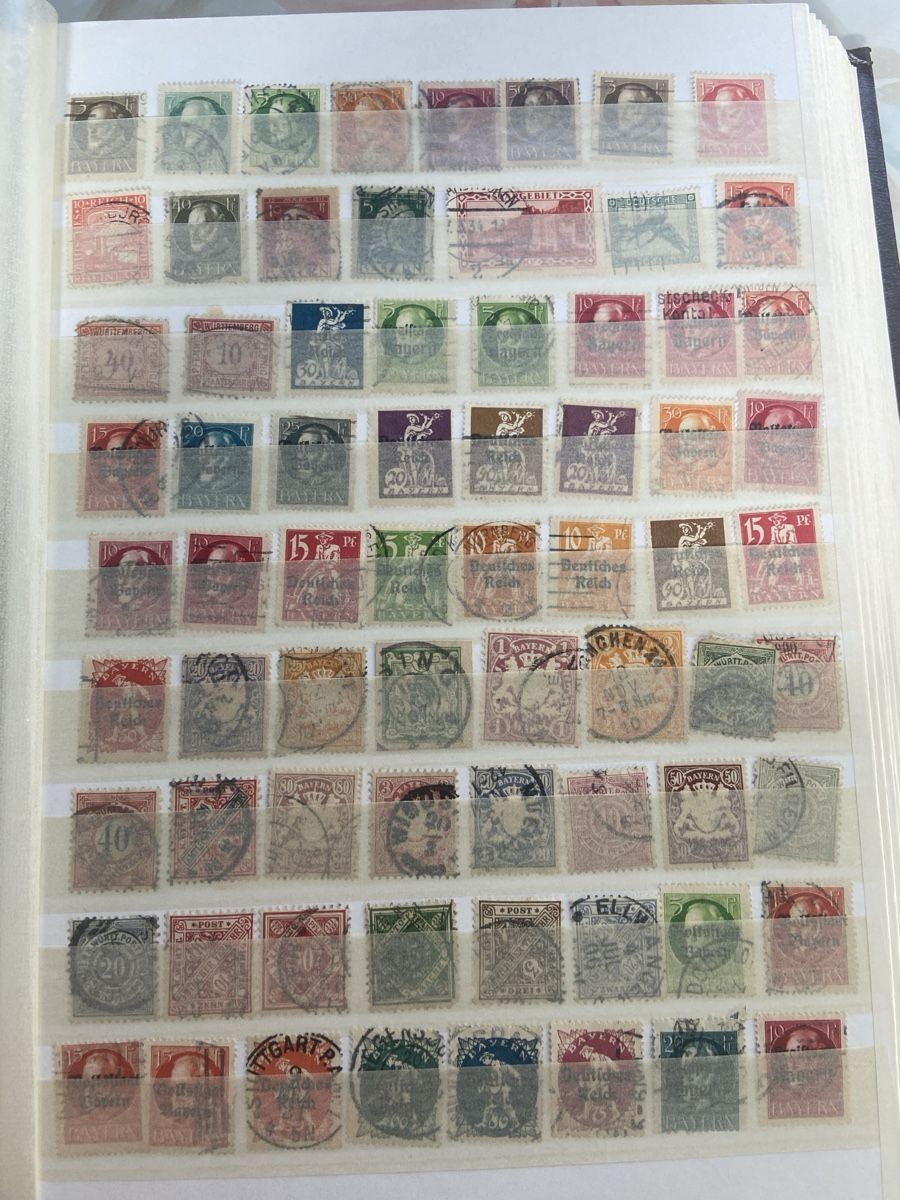 Tutti i francobolli: Stamp Collection Diverse Germany 10 pages – Usato da Collex venduto da RCXGJ 1