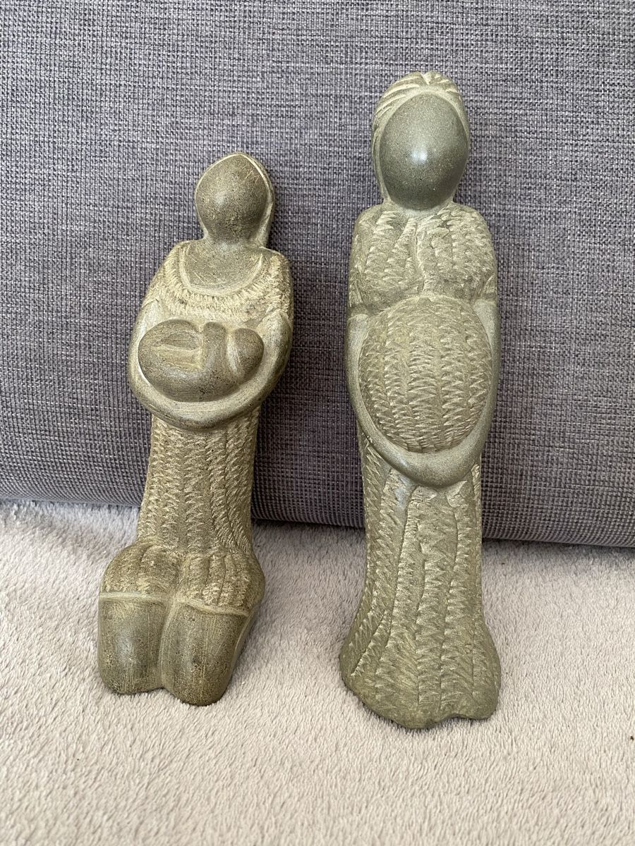 Figuren: 2 Speckstein Figuren Mutter Kind Fruchtbarkeit Statue – Gebraucht aus Rapperswil SG von meg_gh8h
