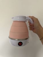 Collapsible Electric Kettle 0.6L Pink 